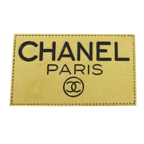 Chanel Plate Brooch Pin Gold 01138 - Picture 1 of 4